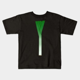 Leek veggie Sticker Kids T-Shirt